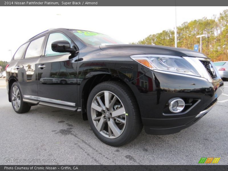 Super Black / Almond 2014 Nissan Pathfinder Platinum