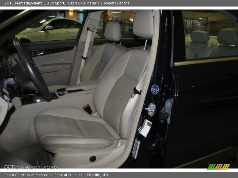 Capri Blue Metallic / Almond/Mocha 2011 Mercedes-Benz C 300 Sport