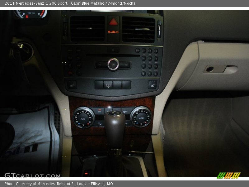 Capri Blue Metallic / Almond/Mocha 2011 Mercedes-Benz C 300 Sport