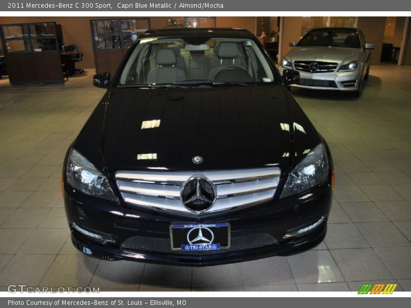 Capri Blue Metallic / Almond/Mocha 2011 Mercedes-Benz C 300 Sport