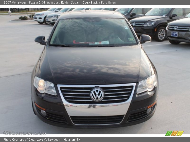 Deep Black / Pure Beige 2007 Volkswagen Passat 2.0T Wolfsburg Edition Sedan