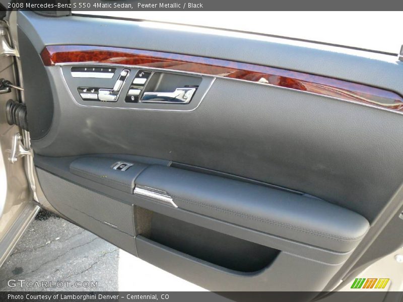 Pewter Metallic / Black 2008 Mercedes-Benz S 550 4Matic Sedan