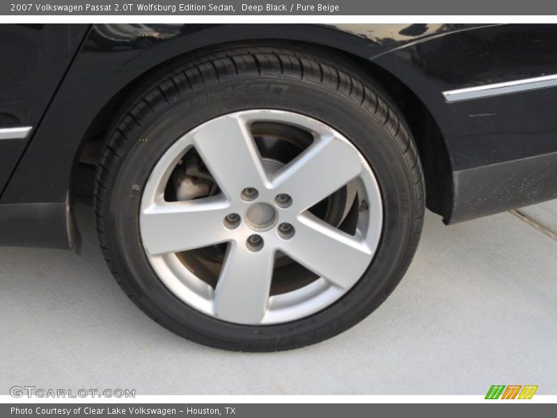 Deep Black / Pure Beige 2007 Volkswagen Passat 2.0T Wolfsburg Edition Sedan
