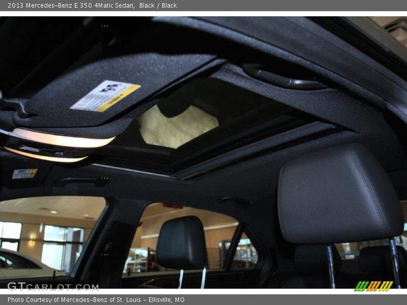 Black / Black 2013 Mercedes-Benz E 350 4Matic Sedan