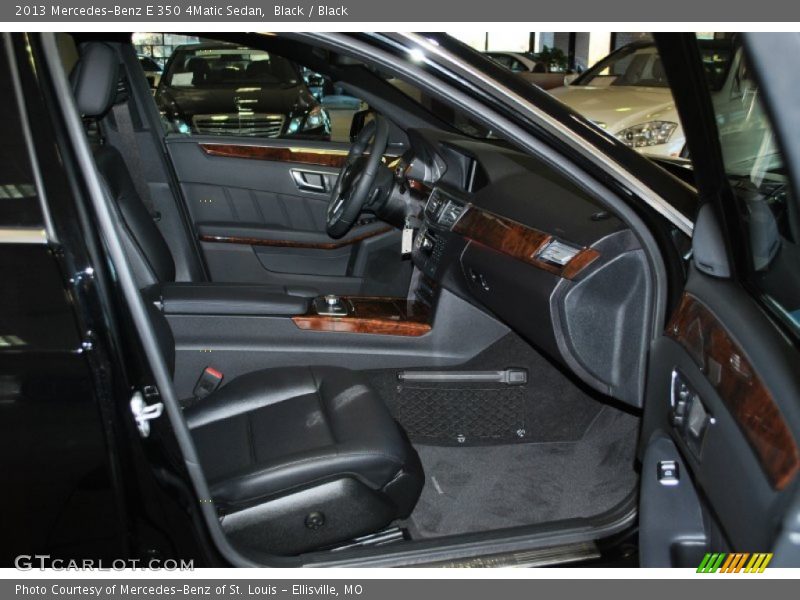 Black / Black 2013 Mercedes-Benz E 350 4Matic Sedan