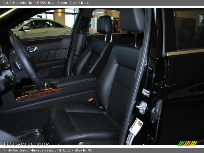 Black / Black 2013 Mercedes-Benz E 350 4Matic Sedan