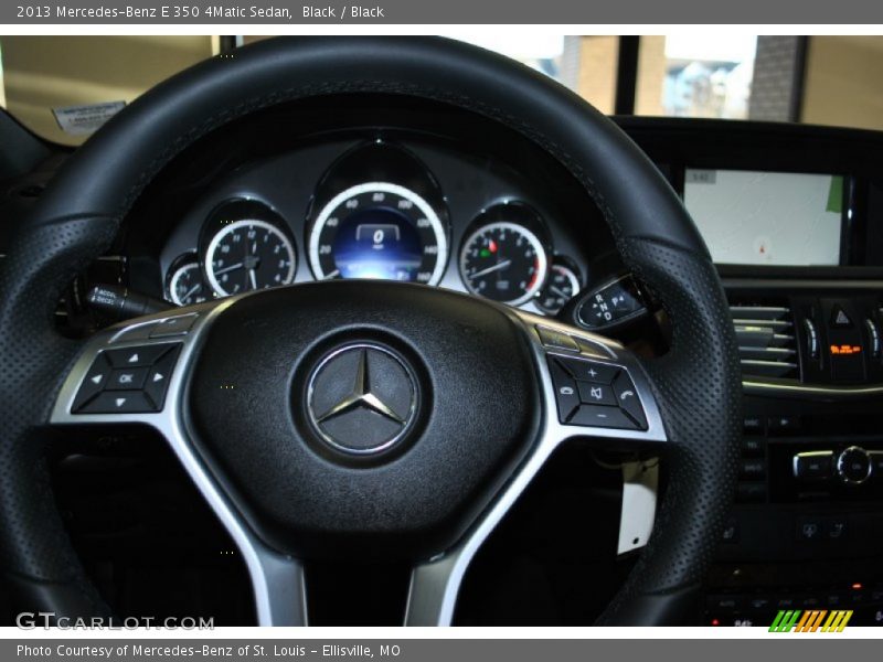 Black / Black 2013 Mercedes-Benz E 350 4Matic Sedan