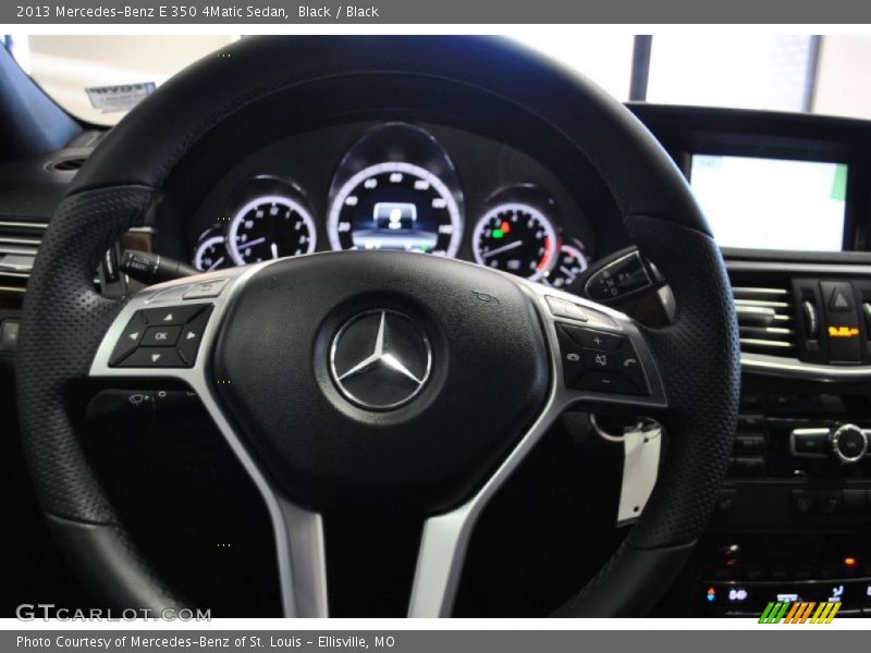 Black / Black 2013 Mercedes-Benz E 350 4Matic Sedan