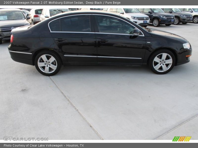 Deep Black / Pure Beige 2007 Volkswagen Passat 2.0T Wolfsburg Edition Sedan