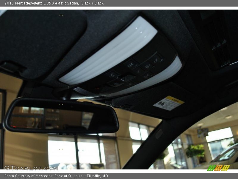 Black / Black 2013 Mercedes-Benz E 350 4Matic Sedan