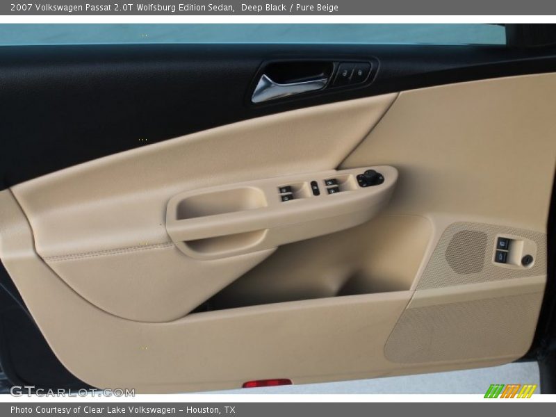 Deep Black / Pure Beige 2007 Volkswagen Passat 2.0T Wolfsburg Edition Sedan
