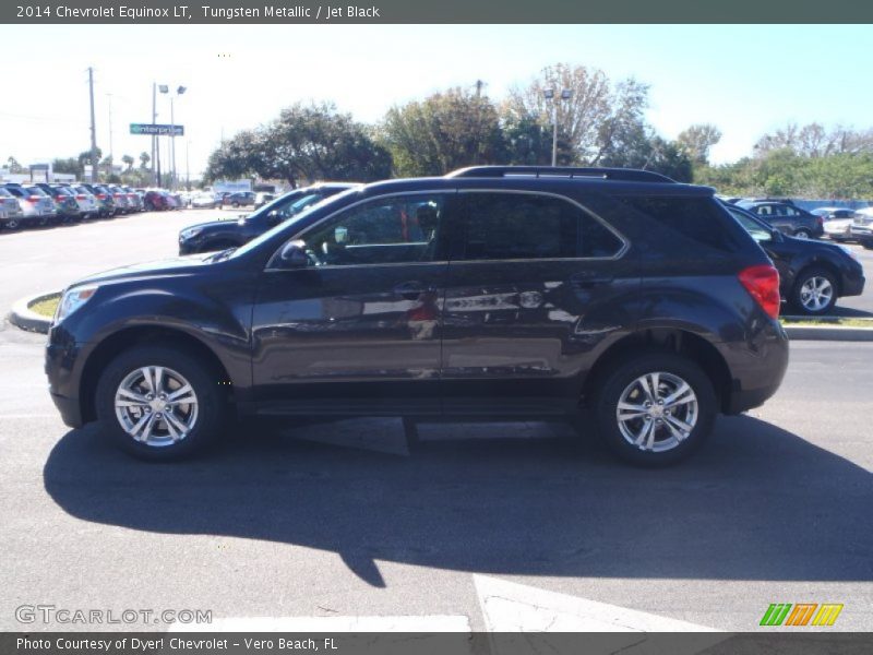 Tungsten Metallic / Jet Black 2014 Chevrolet Equinox LT