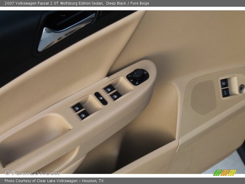 Deep Black / Pure Beige 2007 Volkswagen Passat 2.0T Wolfsburg Edition Sedan