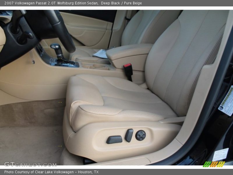 Deep Black / Pure Beige 2007 Volkswagen Passat 2.0T Wolfsburg Edition Sedan