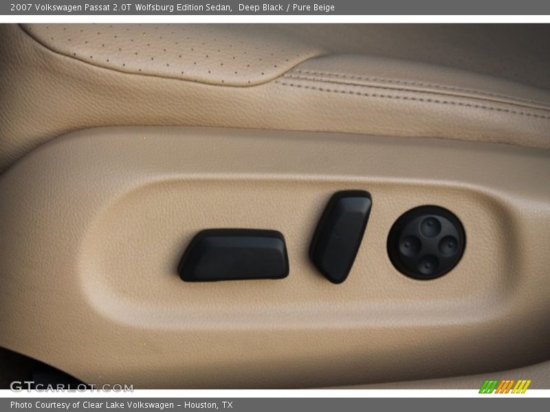 Deep Black / Pure Beige 2007 Volkswagen Passat 2.0T Wolfsburg Edition Sedan