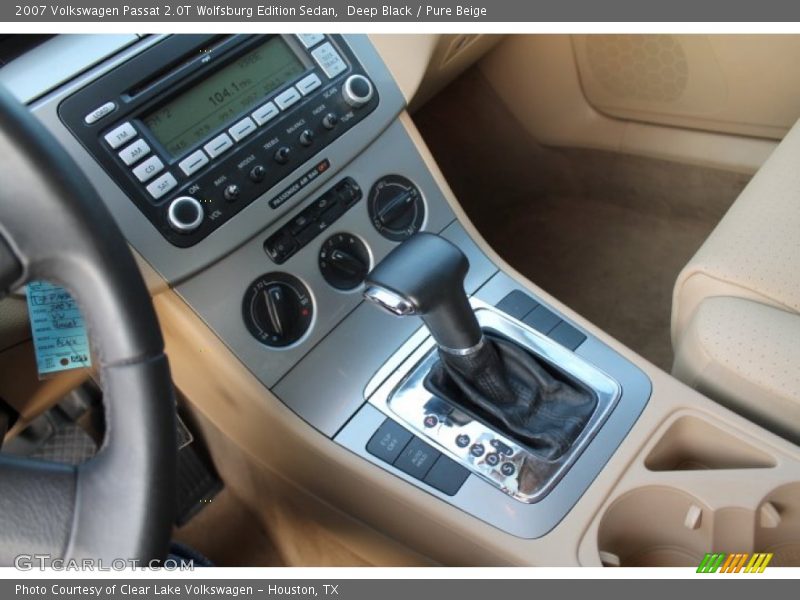 Deep Black / Pure Beige 2007 Volkswagen Passat 2.0T Wolfsburg Edition Sedan