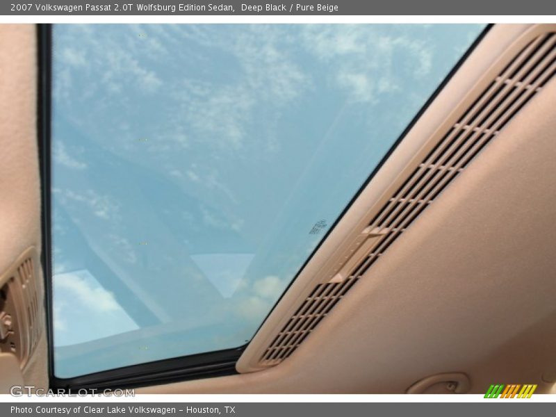 Deep Black / Pure Beige 2007 Volkswagen Passat 2.0T Wolfsburg Edition Sedan