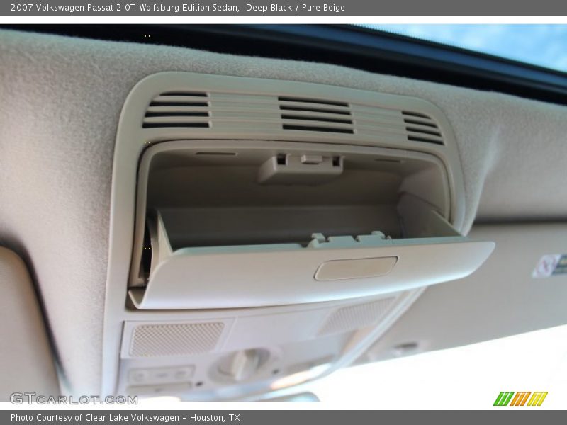 Deep Black / Pure Beige 2007 Volkswagen Passat 2.0T Wolfsburg Edition Sedan