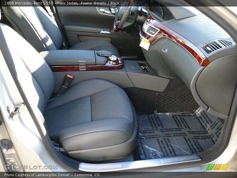 Pewter Metallic / Black 2008 Mercedes-Benz S 550 4Matic Sedan