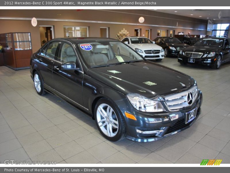 Magnetite Black Metallic / Almond Beige/Mocha 2012 Mercedes-Benz C 300 Sport 4Matic