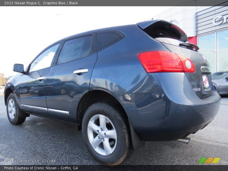 Graphite Blue / Black 2013 Nissan Rogue S