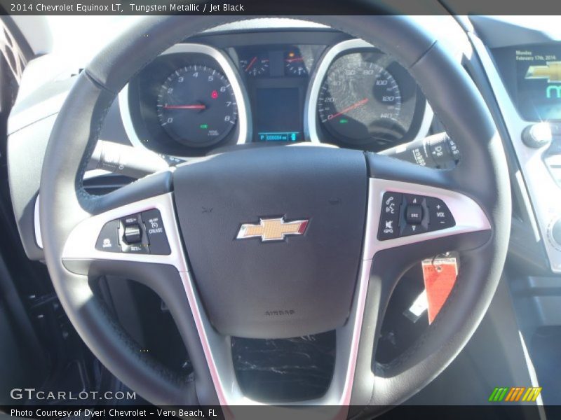 Tungsten Metallic / Jet Black 2014 Chevrolet Equinox LT