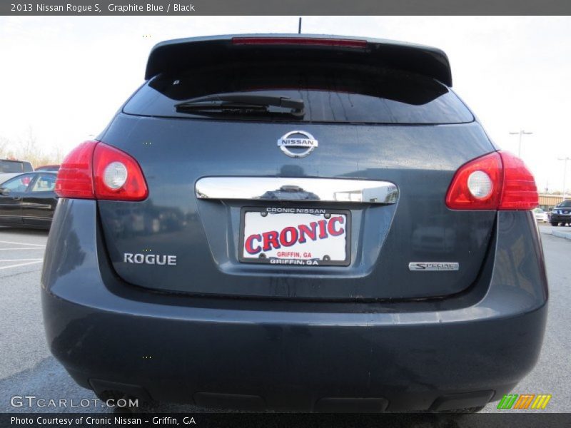 Graphite Blue / Black 2013 Nissan Rogue S