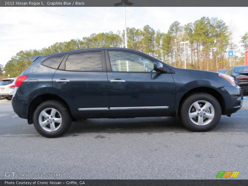 Graphite Blue / Black 2013 Nissan Rogue S