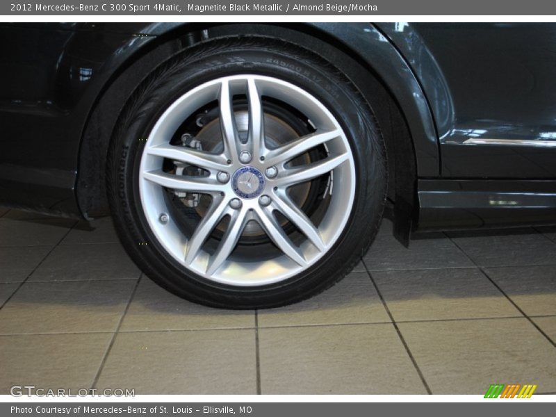 Magnetite Black Metallic / Almond Beige/Mocha 2012 Mercedes-Benz C 300 Sport 4Matic