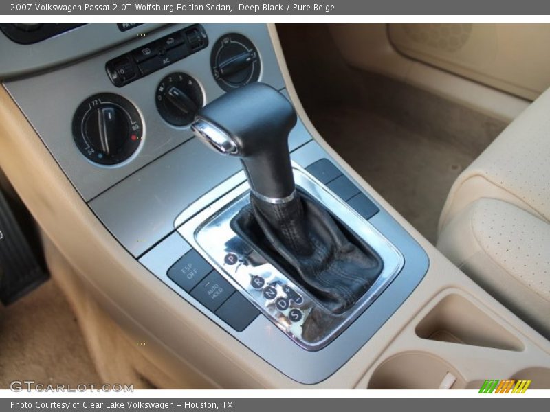 Deep Black / Pure Beige 2007 Volkswagen Passat 2.0T Wolfsburg Edition Sedan