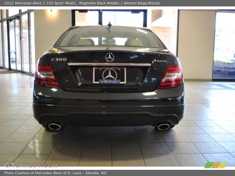 Magnetite Black Metallic / Almond Beige/Mocha 2012 Mercedes-Benz C 300 Sport 4Matic