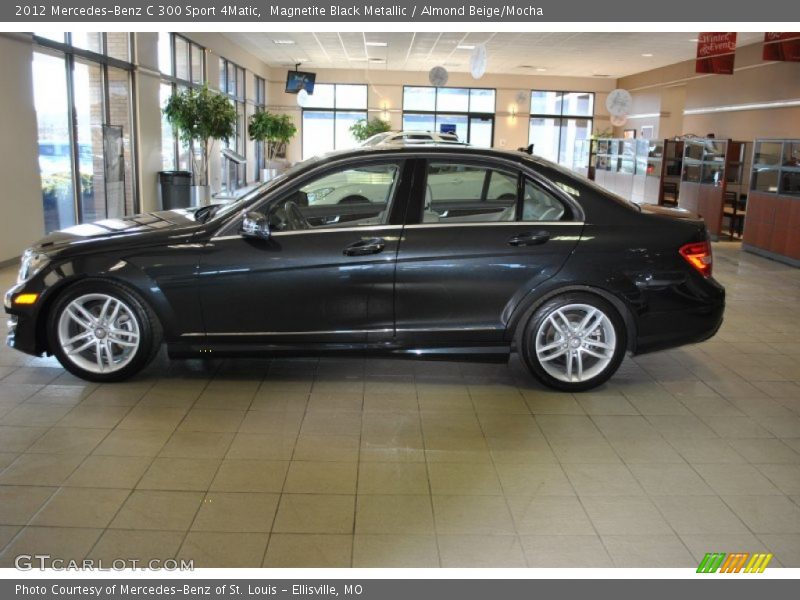Magnetite Black Metallic / Almond Beige/Mocha 2012 Mercedes-Benz C 300 Sport 4Matic