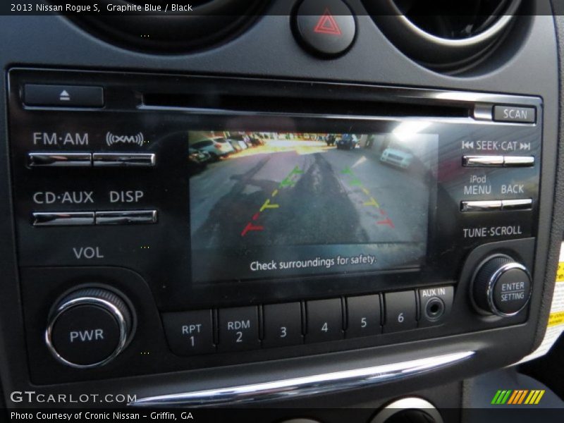 Graphite Blue / Black 2013 Nissan Rogue S