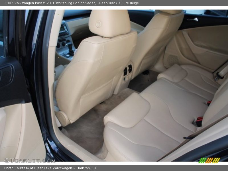 Deep Black / Pure Beige 2007 Volkswagen Passat 2.0T Wolfsburg Edition Sedan