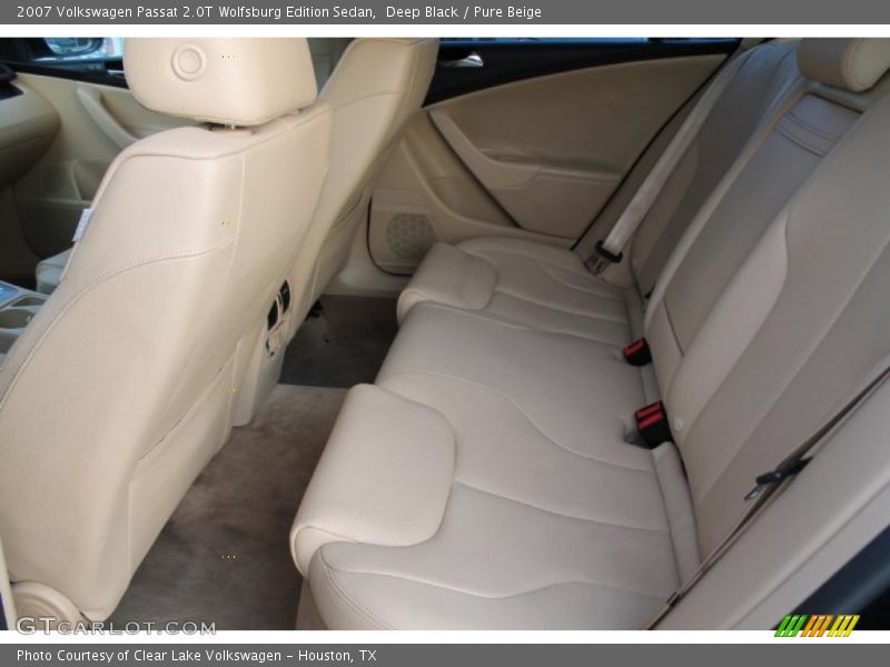 Deep Black / Pure Beige 2007 Volkswagen Passat 2.0T Wolfsburg Edition Sedan