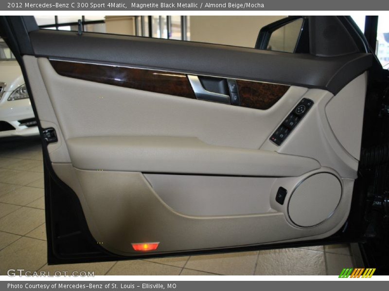 Magnetite Black Metallic / Almond Beige/Mocha 2012 Mercedes-Benz C 300 Sport 4Matic