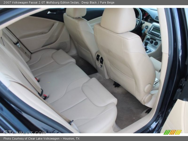 Deep Black / Pure Beige 2007 Volkswagen Passat 2.0T Wolfsburg Edition Sedan