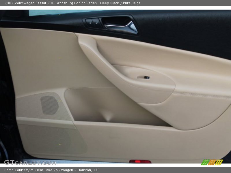 Deep Black / Pure Beige 2007 Volkswagen Passat 2.0T Wolfsburg Edition Sedan