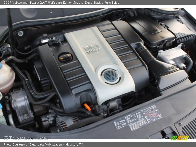 Deep Black / Pure Beige 2007 Volkswagen Passat 2.0T Wolfsburg Edition Sedan