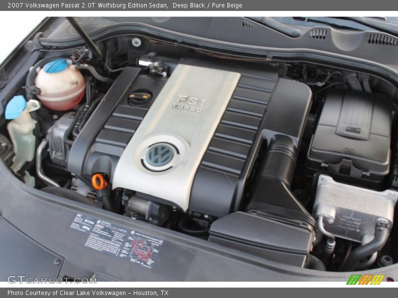 Deep Black / Pure Beige 2007 Volkswagen Passat 2.0T Wolfsburg Edition Sedan