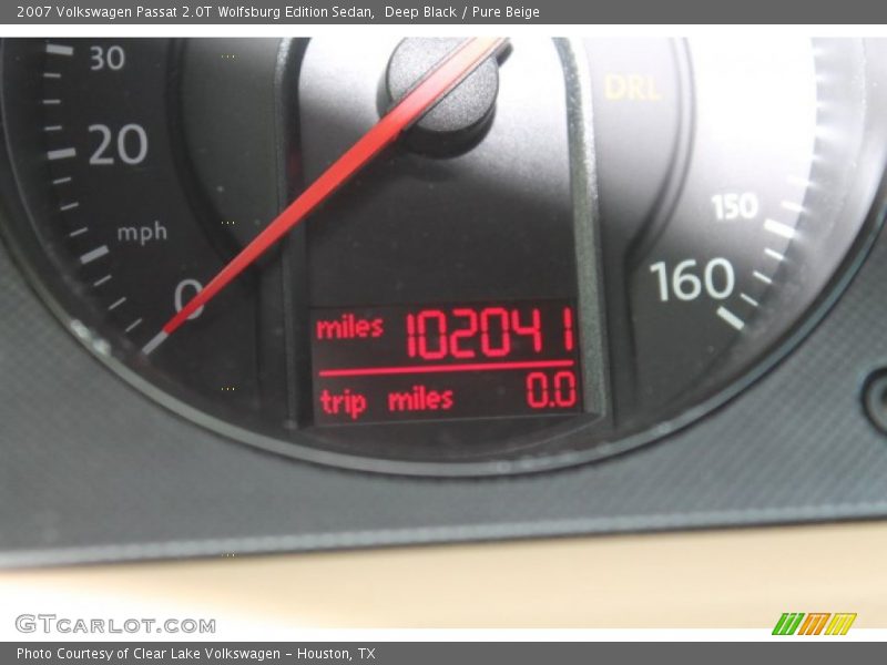 Deep Black / Pure Beige 2007 Volkswagen Passat 2.0T Wolfsburg Edition Sedan