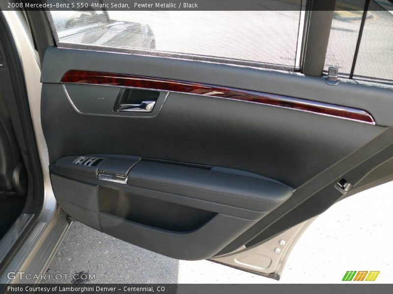 Pewter Metallic / Black 2008 Mercedes-Benz S 550 4Matic Sedan