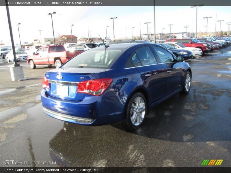 Blue Topaz Metallic / Jet Black 2013 Chevrolet Cruze LTZ