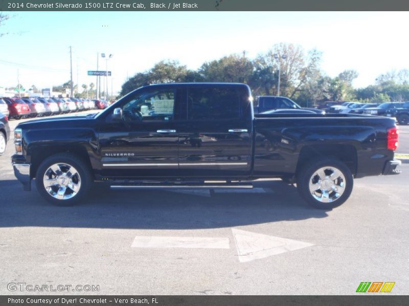 Black / Jet Black 2014 Chevrolet Silverado 1500 LTZ Crew Cab