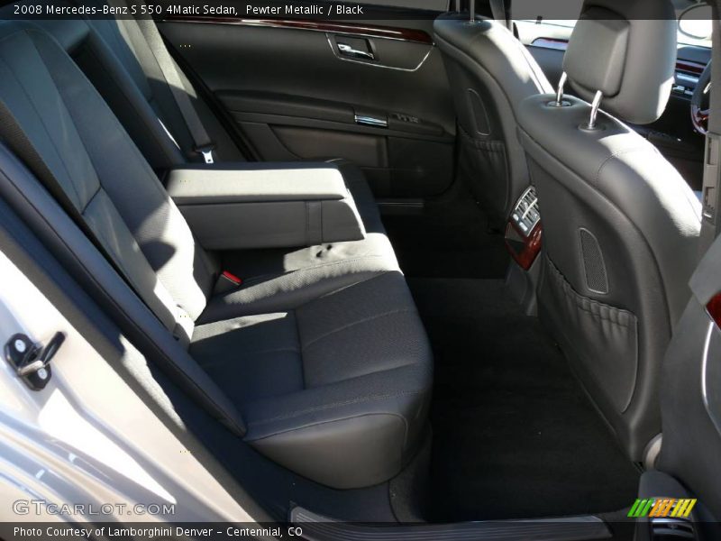 Pewter Metallic / Black 2008 Mercedes-Benz S 550 4Matic Sedan