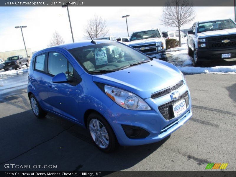 Denim / Silver/Blue 2014 Chevrolet Spark LT