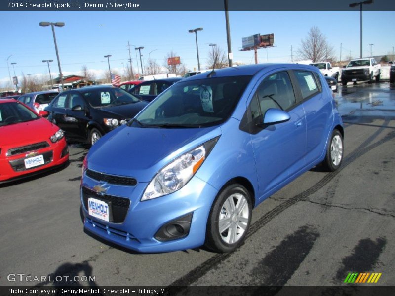 Denim / Silver/Blue 2014 Chevrolet Spark LT