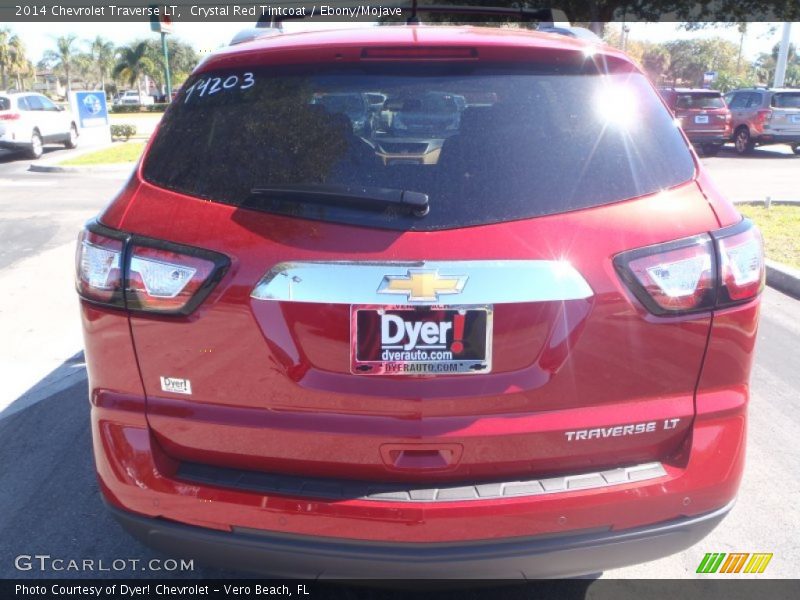 Crystal Red Tintcoat / Ebony/Mojave 2014 Chevrolet Traverse LT