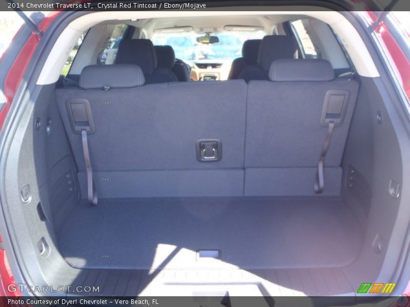 Crystal Red Tintcoat / Ebony/Mojave 2014 Chevrolet Traverse LT