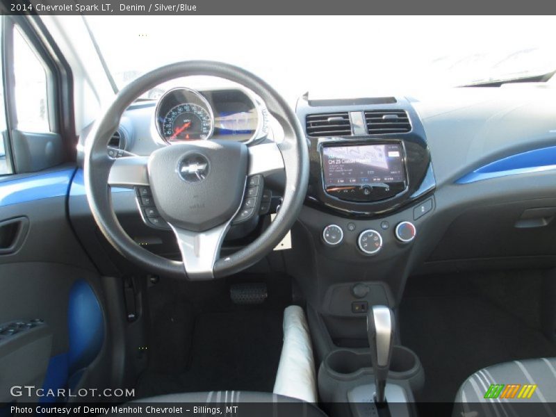 Denim / Silver/Blue 2014 Chevrolet Spark LT